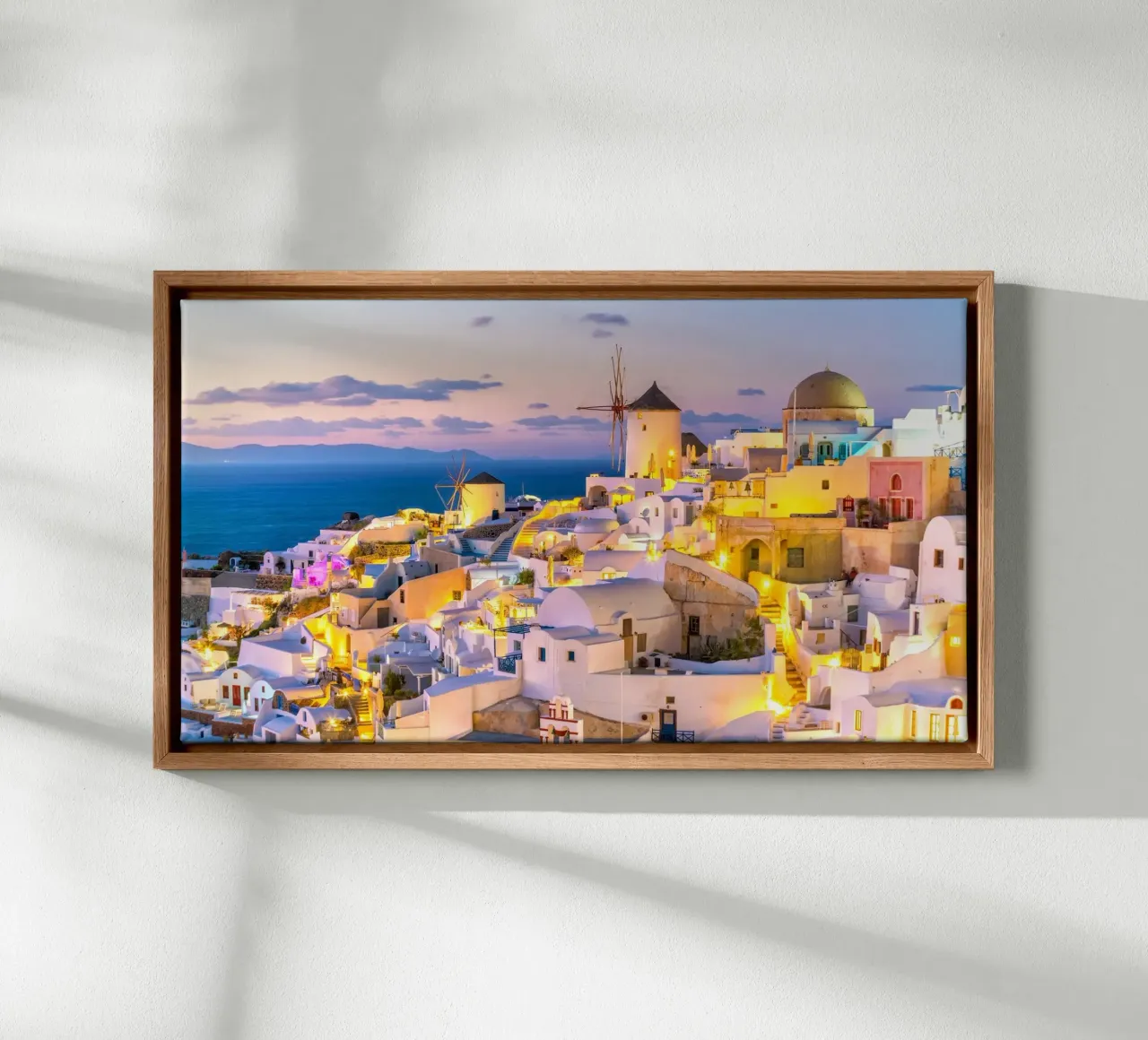 Santorini Glow tela da PhotoVibe Decor