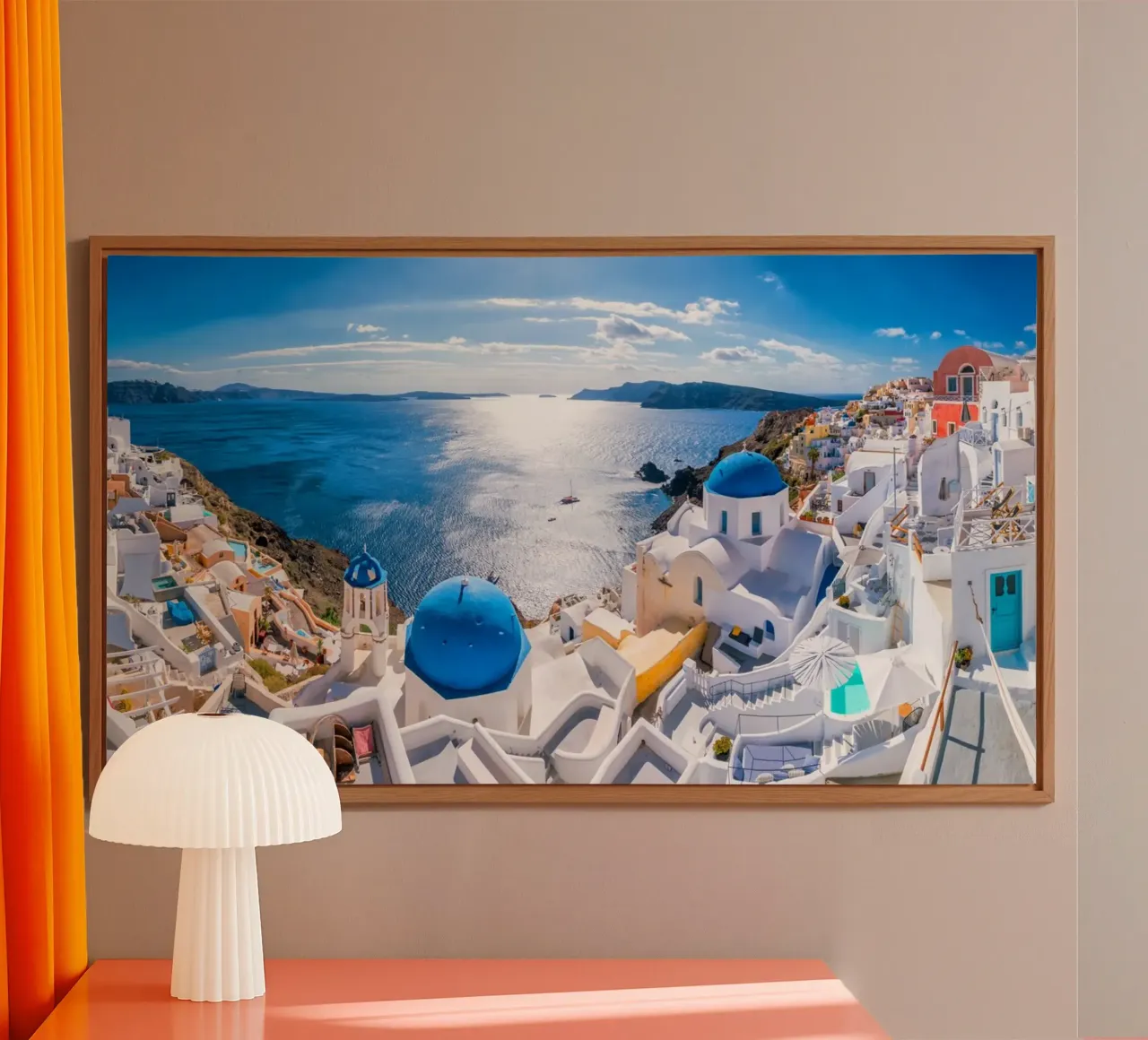 Santorini Glow alluminio dibond da PhotoVibe Decor