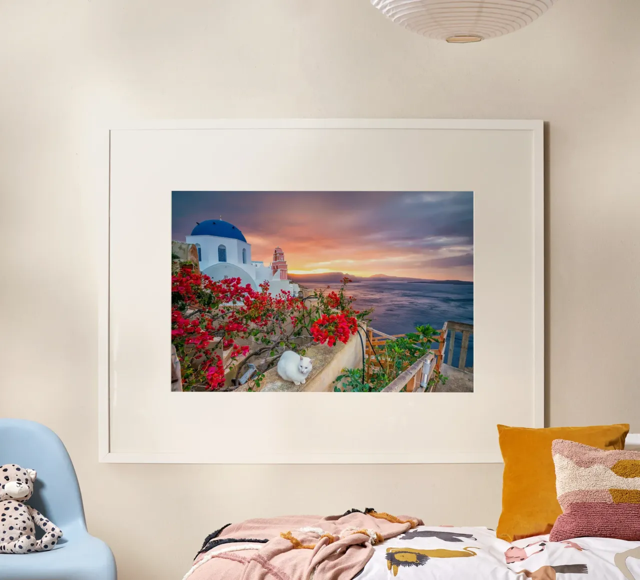Santorini Glow carta hahnemühle da PhotoVibe Decor