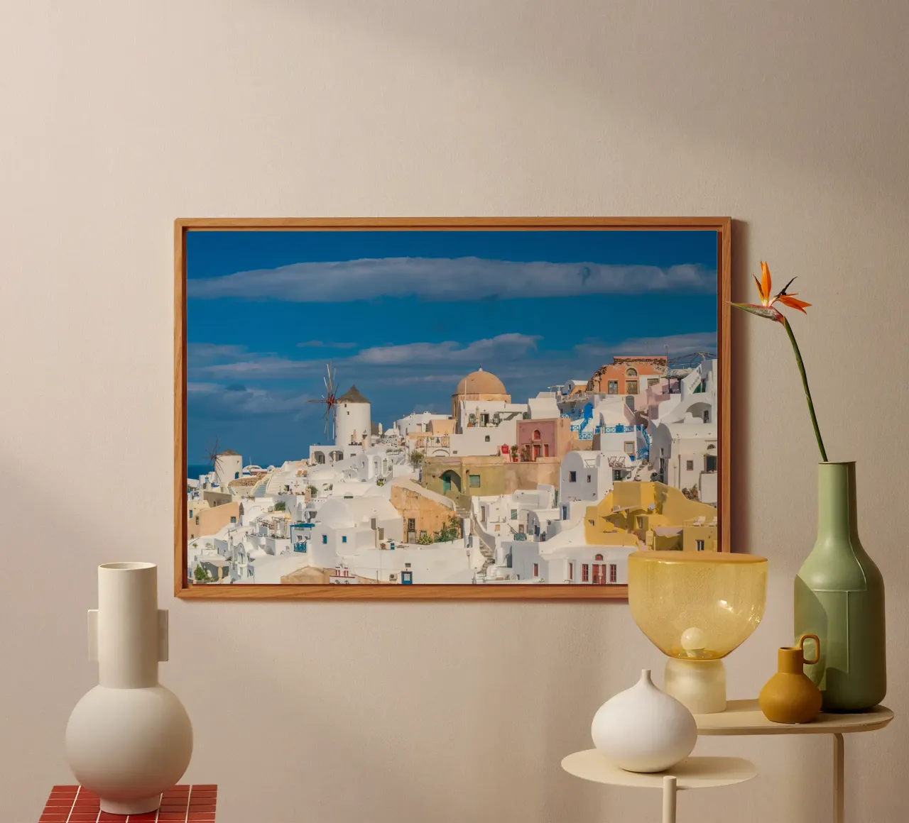 Santorini Glow alluminio dibond da PhotoVibe Decor