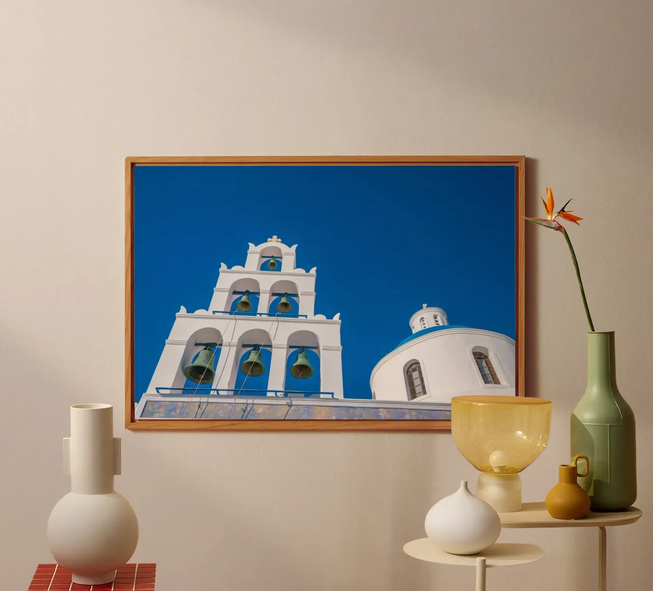 Santorini Glow alluminio dibond da PhotoVibe Decor