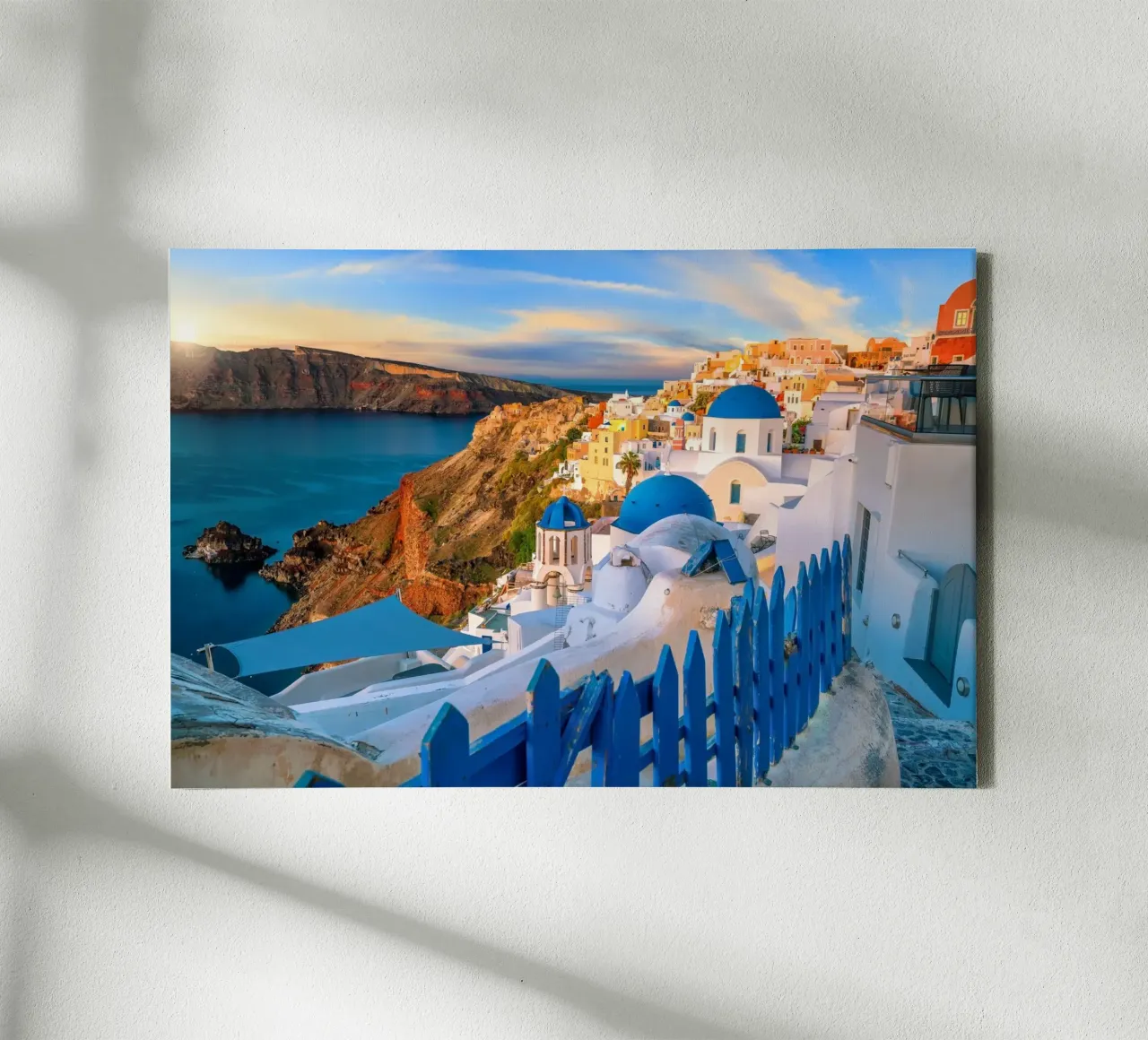 Santorini Glow tela da PhotoVibe Decor