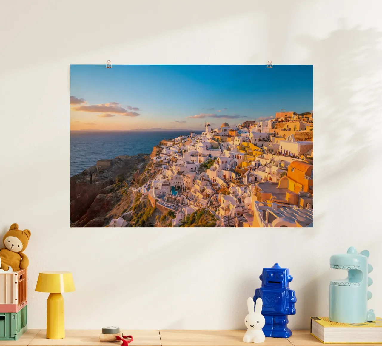 Santorini Glow carta hahnemühle da PhotoVibe Decor