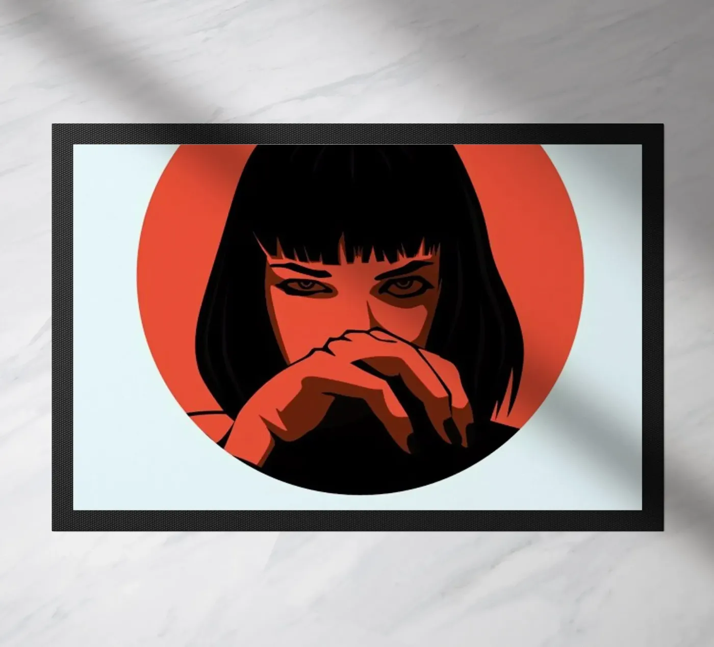 Pulp Fiction doormat by Naxart