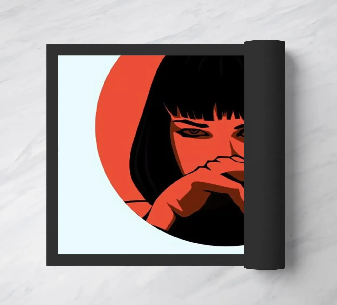 Pulp Fiction doormat by Naxart