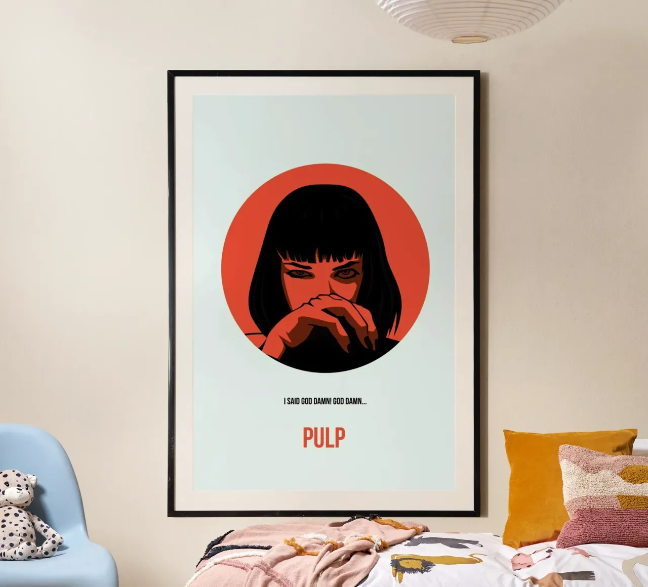 Pulp Fiction poster con telaio in plastica da Naxart