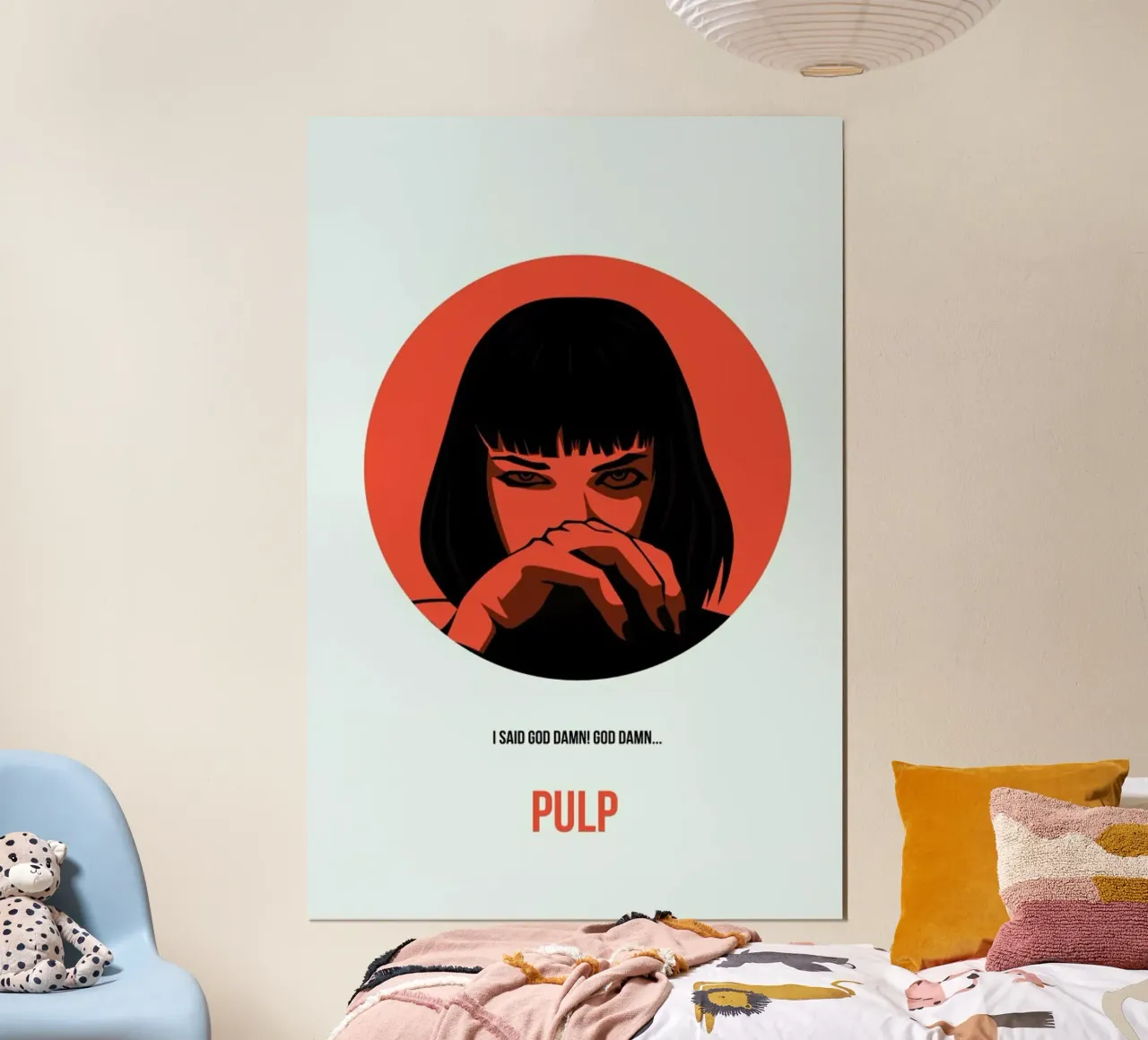 Pulp Fiction poster con telaio in plastica da Naxart