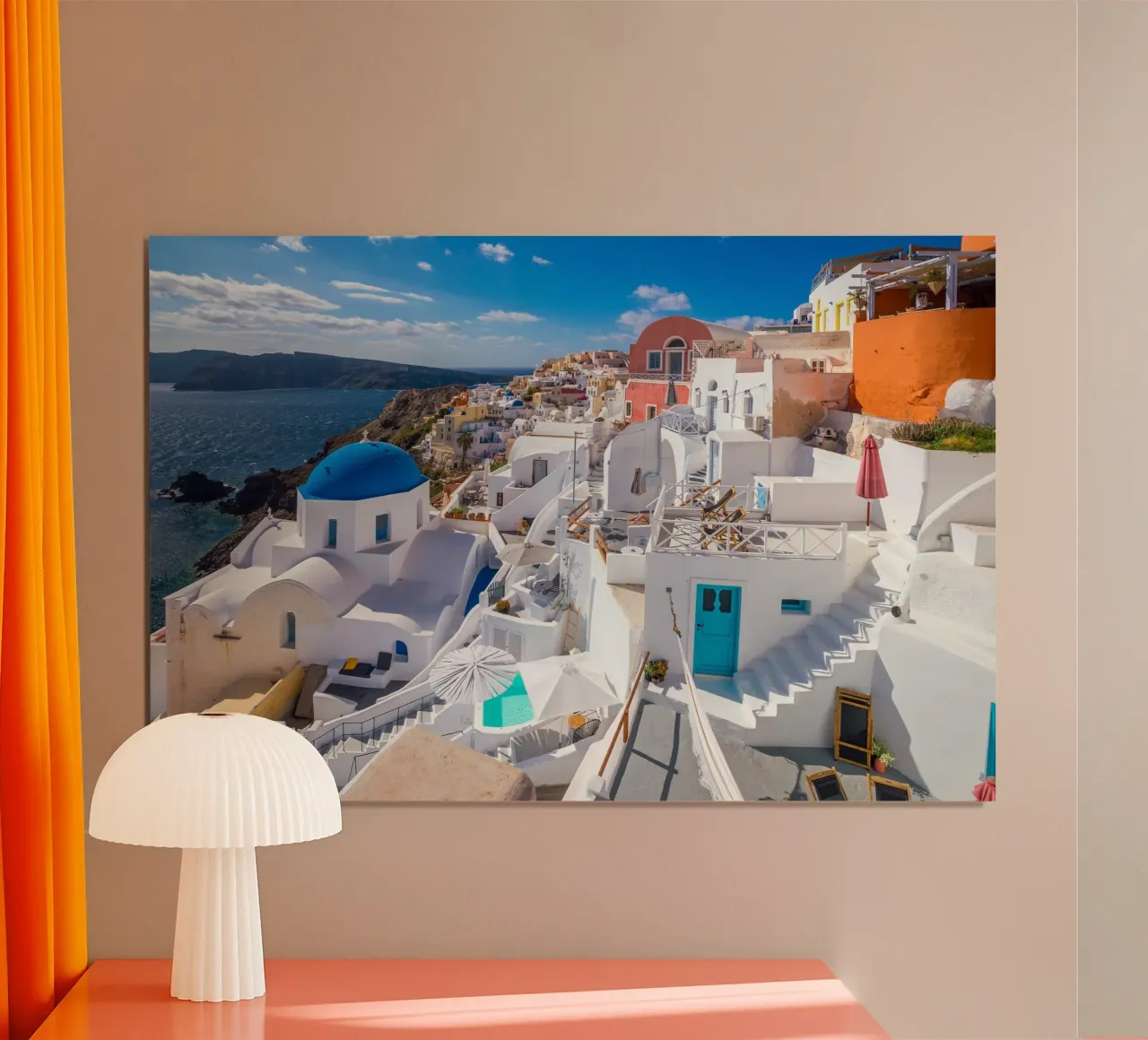 Santorini Glow carta hahnemühle da PhotoVibe Decor