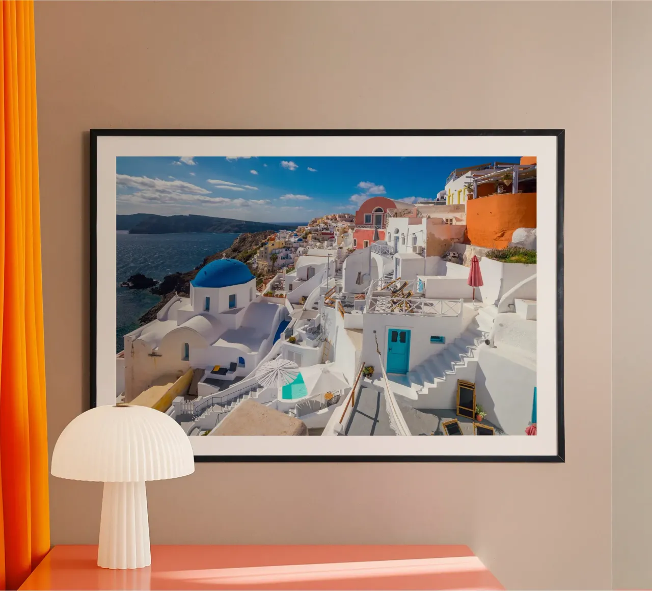 Santorini Glow carta hahnemühle da PhotoVibe Decor