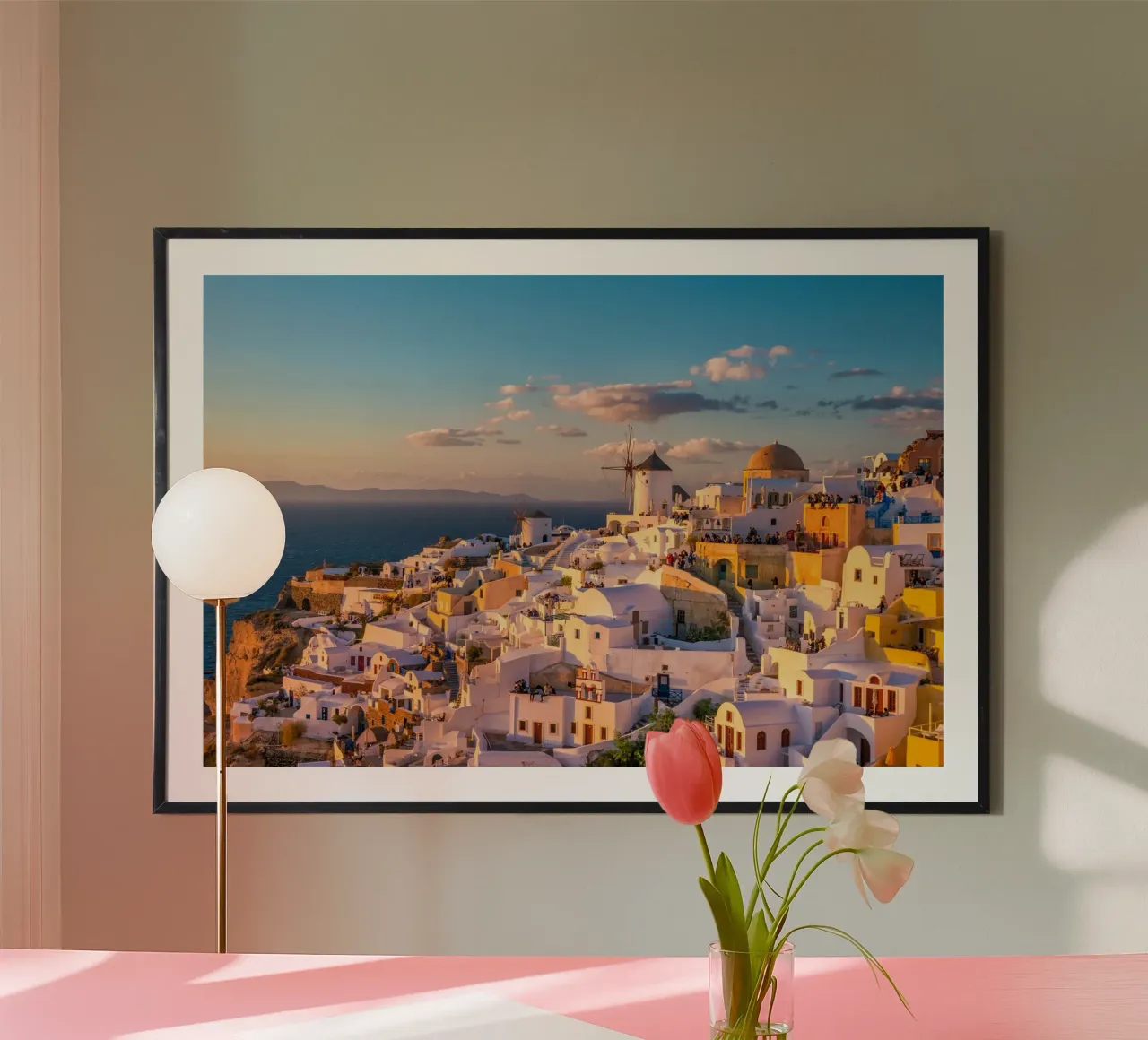 Santorini Glow carta hahnemühle da PhotoVibe Decor