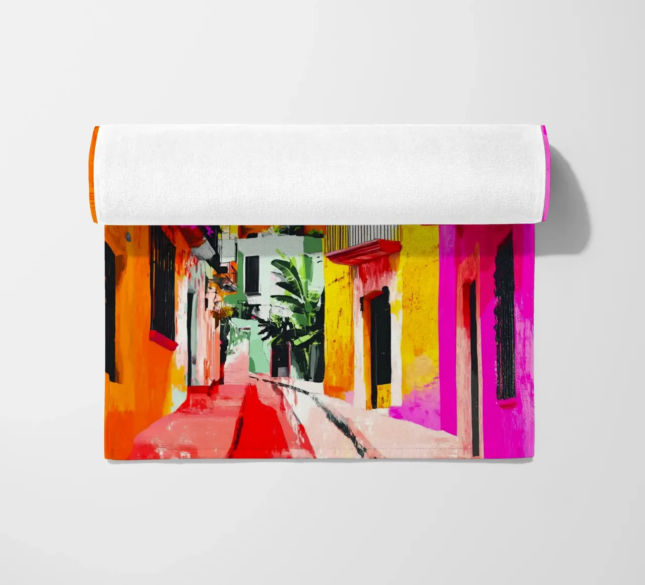 Città messicana telo mare da Justyna Jaszke JBJart