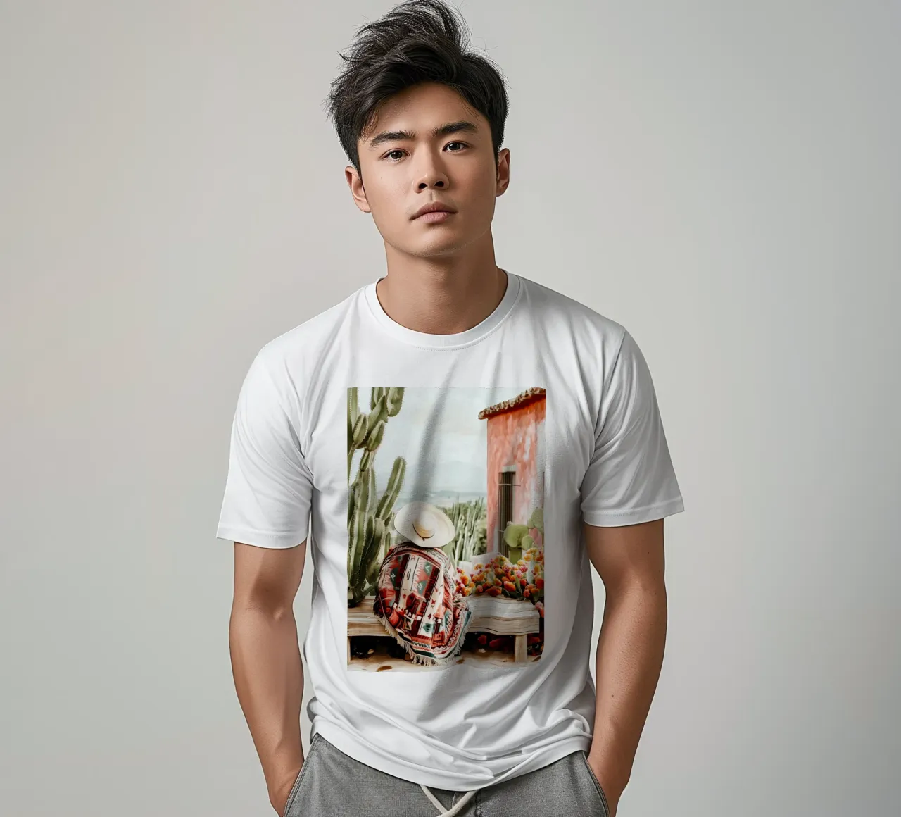 Vecchio messicano t-shirt da Justyna Jaszke JBJart