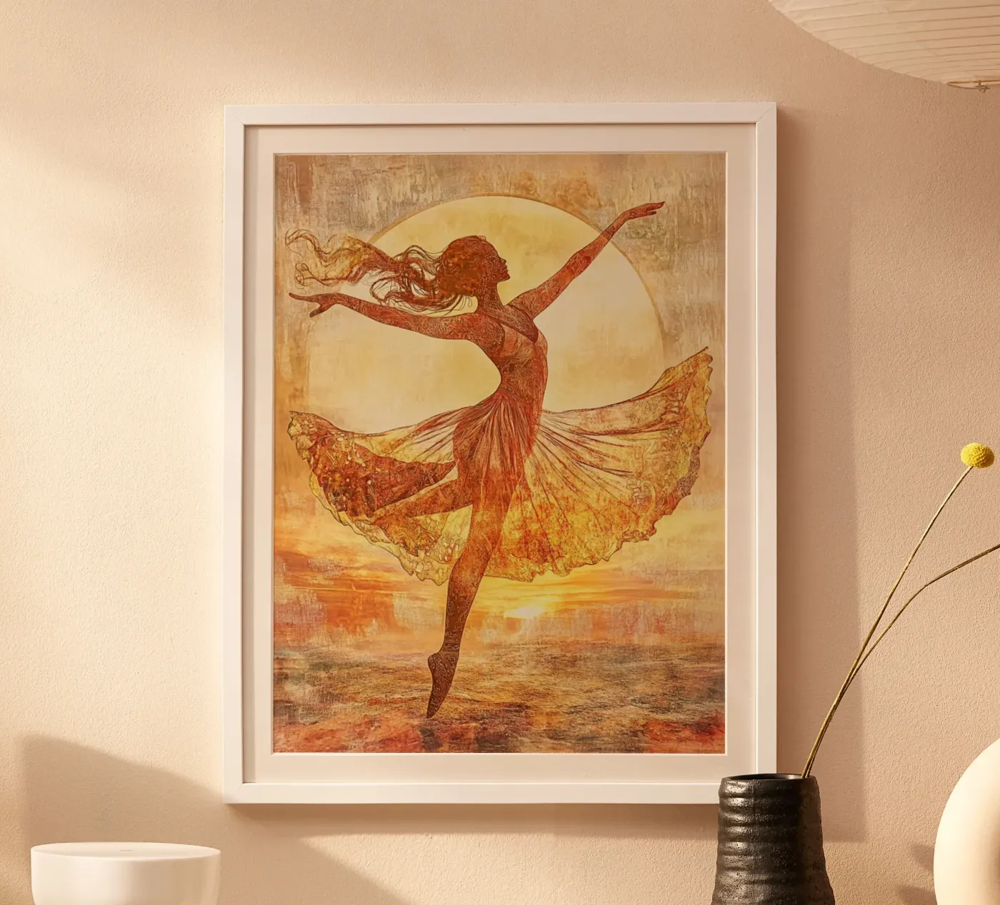 Sunrise poster da Art-Nouveau-Dsg