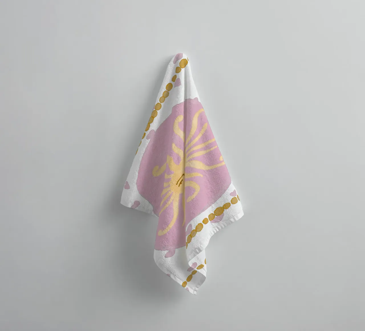 Soleil Boho Print, Whimsical Italy Icons, Italy Print towel by DolceVita