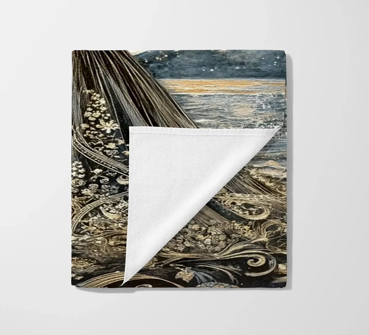 Luna e mare telo mare da Art-Nouveau-Dsg