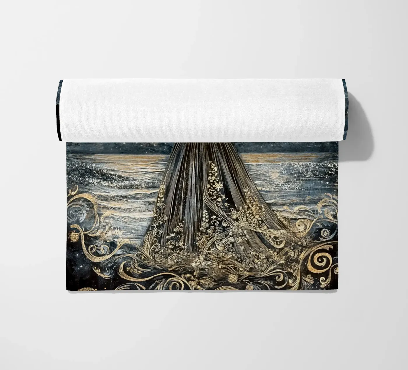 Luna e mare telo mare da Art-Nouveau-Dsg