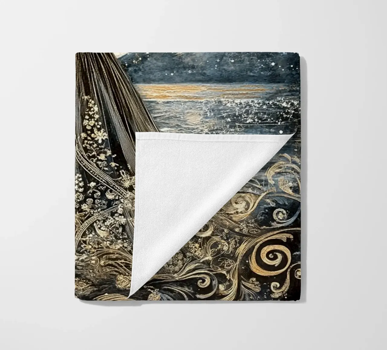 Luna e mare telo mare da Art-Nouveau-Dsg