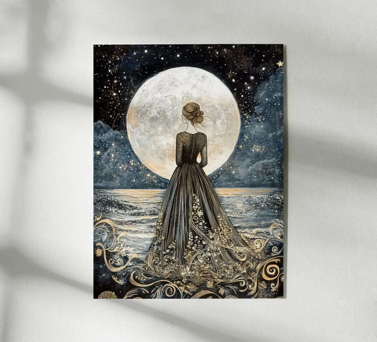 Luna e mare plexiglass da Art-Nouveau-Dsg