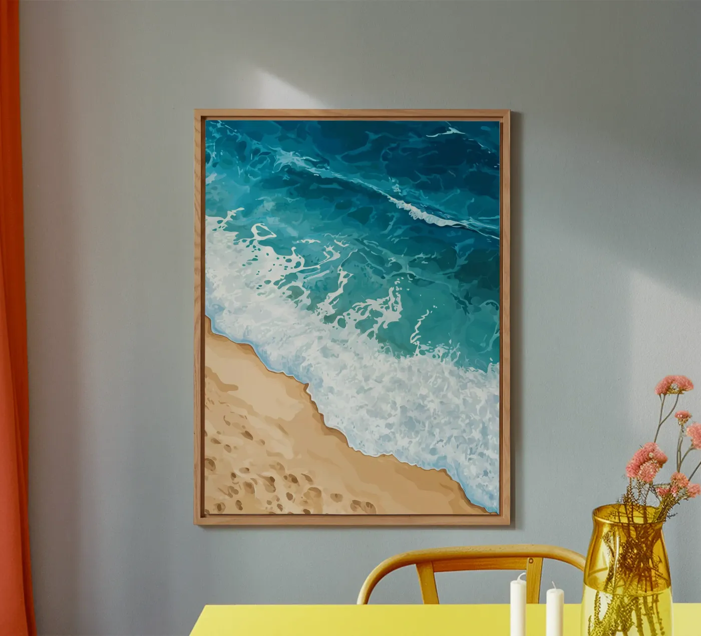 Ocean waves forex plate by Digital Naive