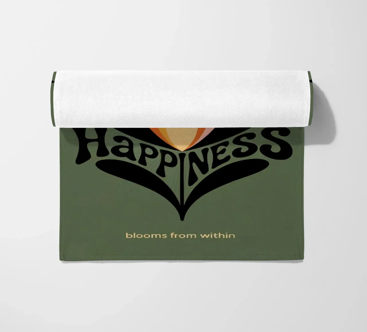 HAPPINESS BLOOMS FROM WITHIN telo mare da 20 Farben