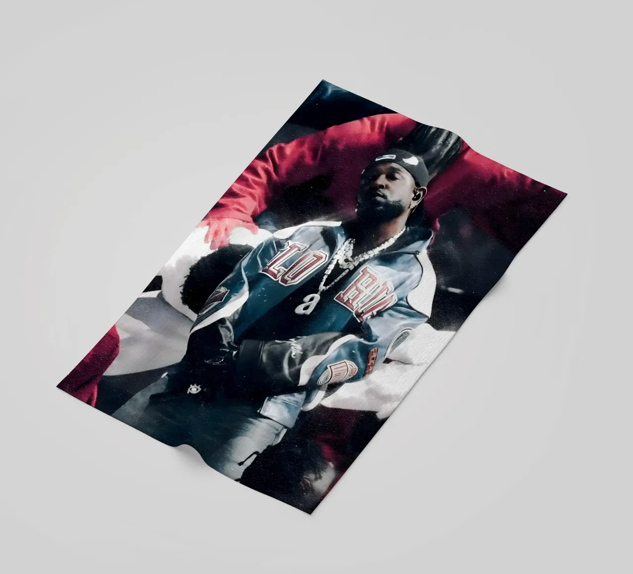 Kendrick Lamar telo mare da Low poly art