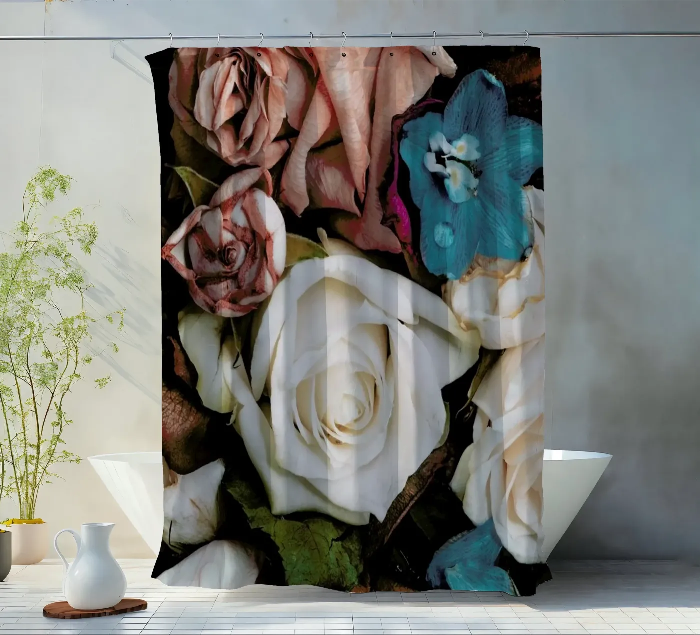 Reflection douchegordijn van Leigh Viner