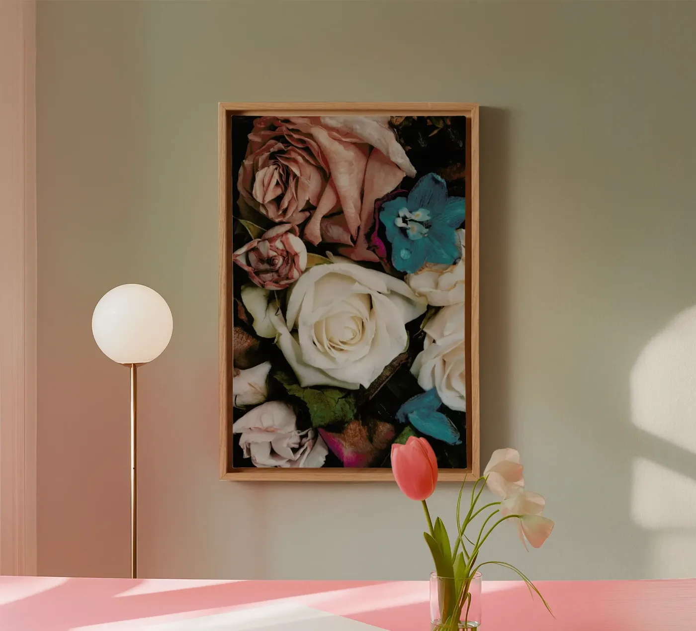 Reflection canvas van Leigh Viner