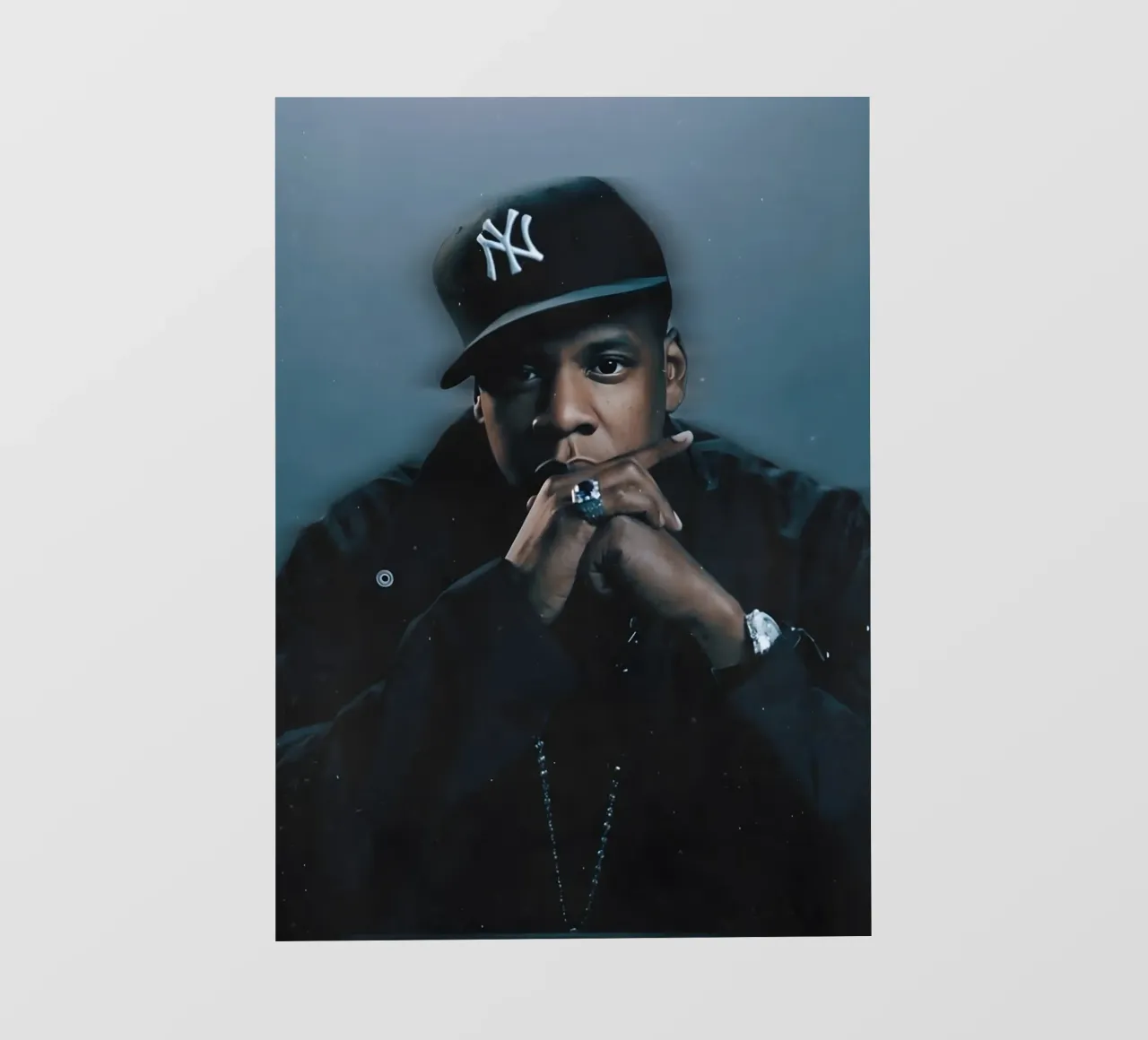 Jay Z pellicola backlit da Low poly art