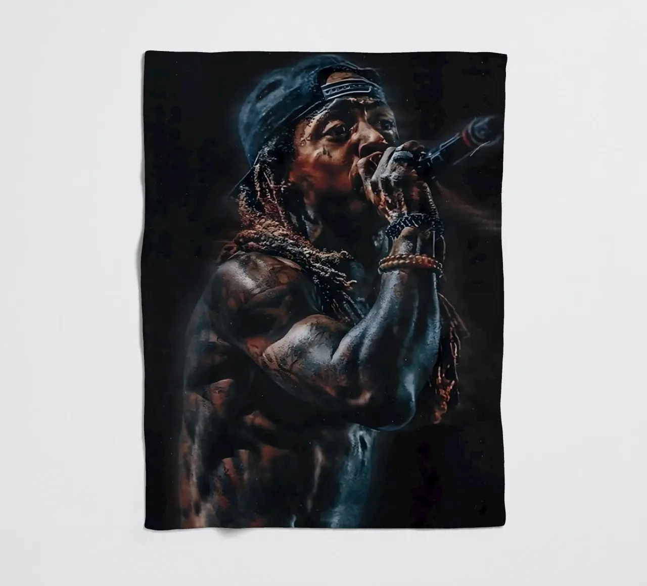 Lil Wayne coperta in pile da Low poly art