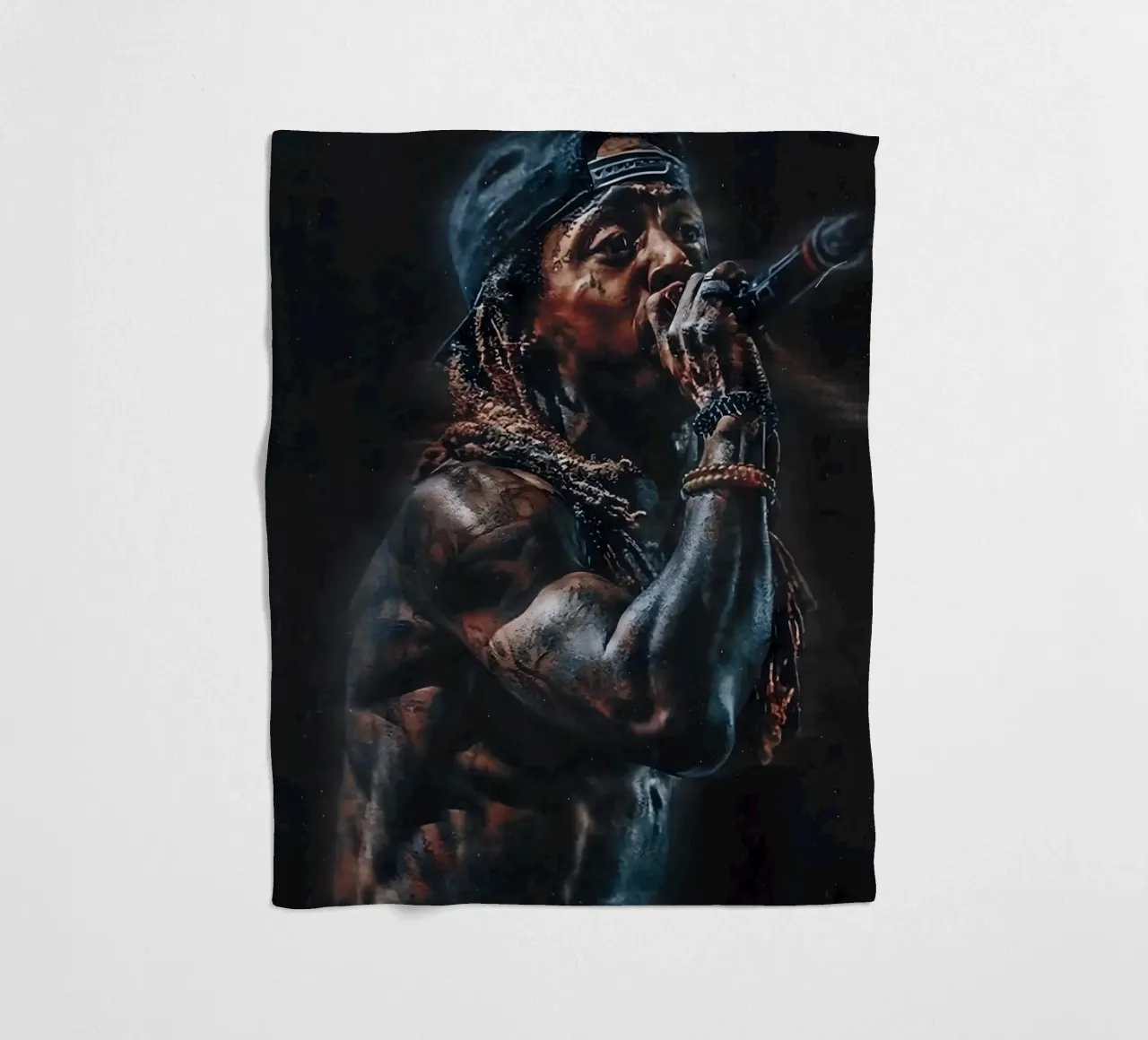 Lil Wayne coperta in pile da Low poly art