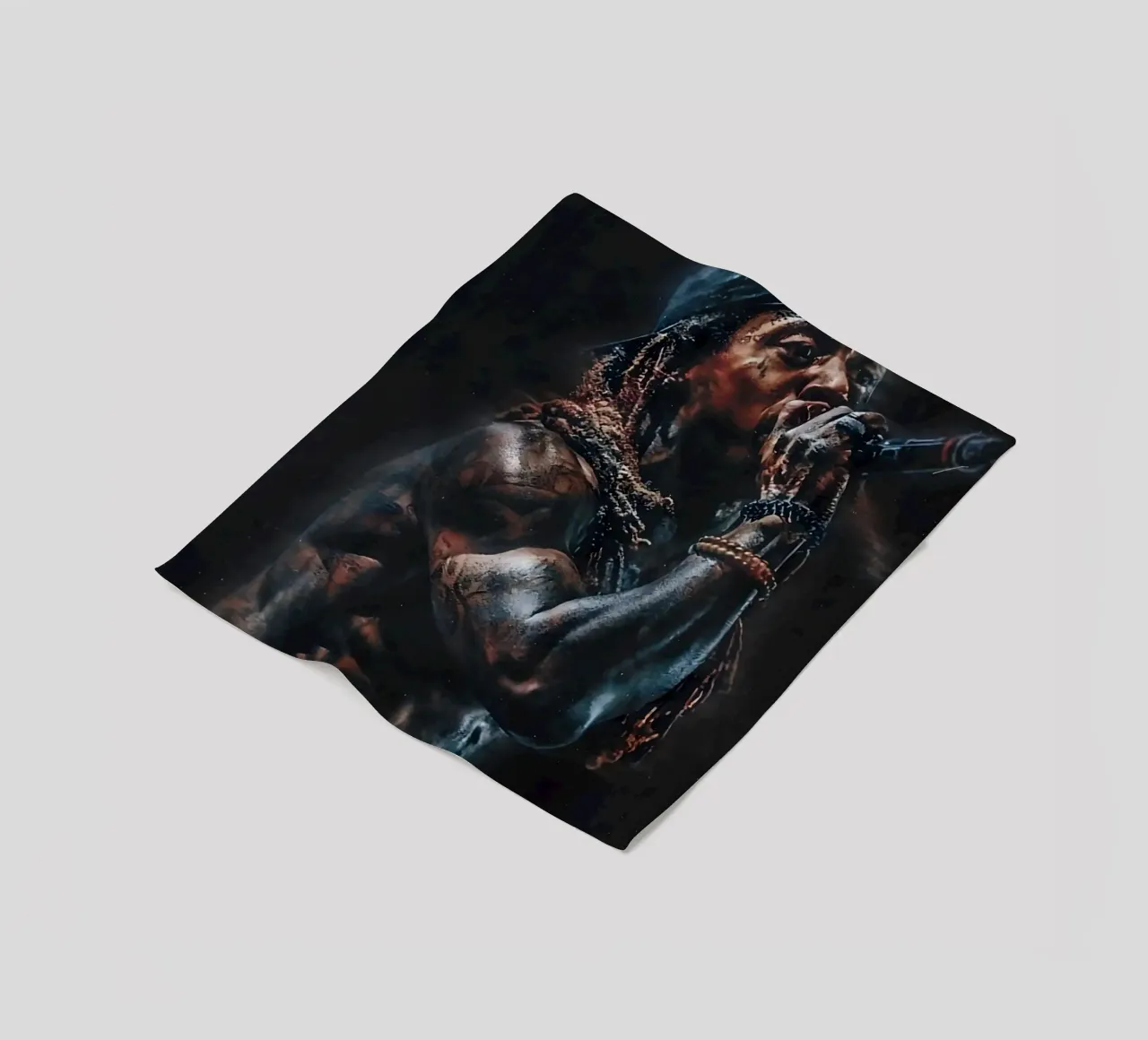 Lil Wayne coperta in pile da Low poly art