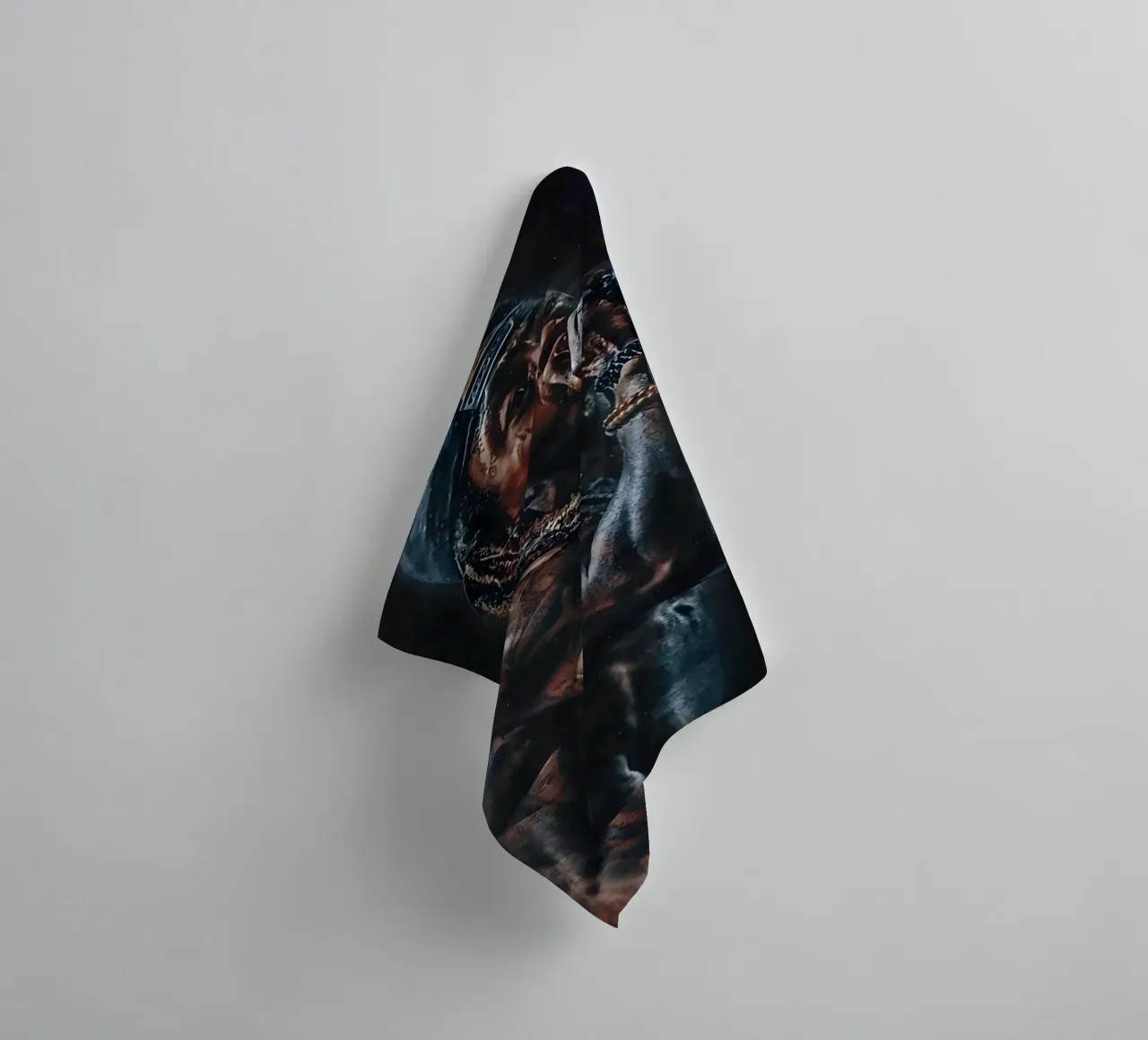 Lil Wayne asciugamano da bagno da Low poly art