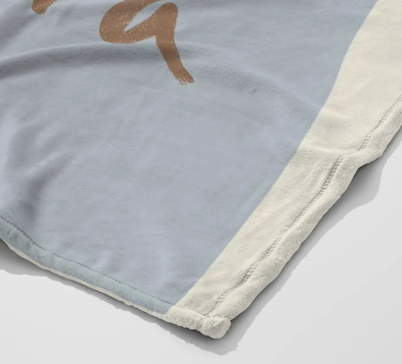 Ciao Bella, Romantic greetings fleece blanket by Carinaprint