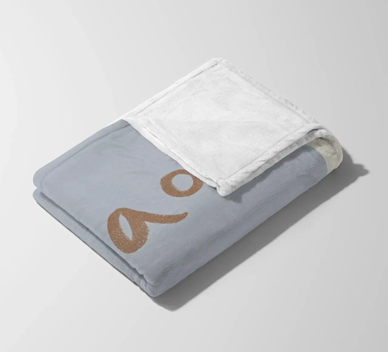 Ciao Bella, Romantic greetings fleece blanket by Carinaprint
