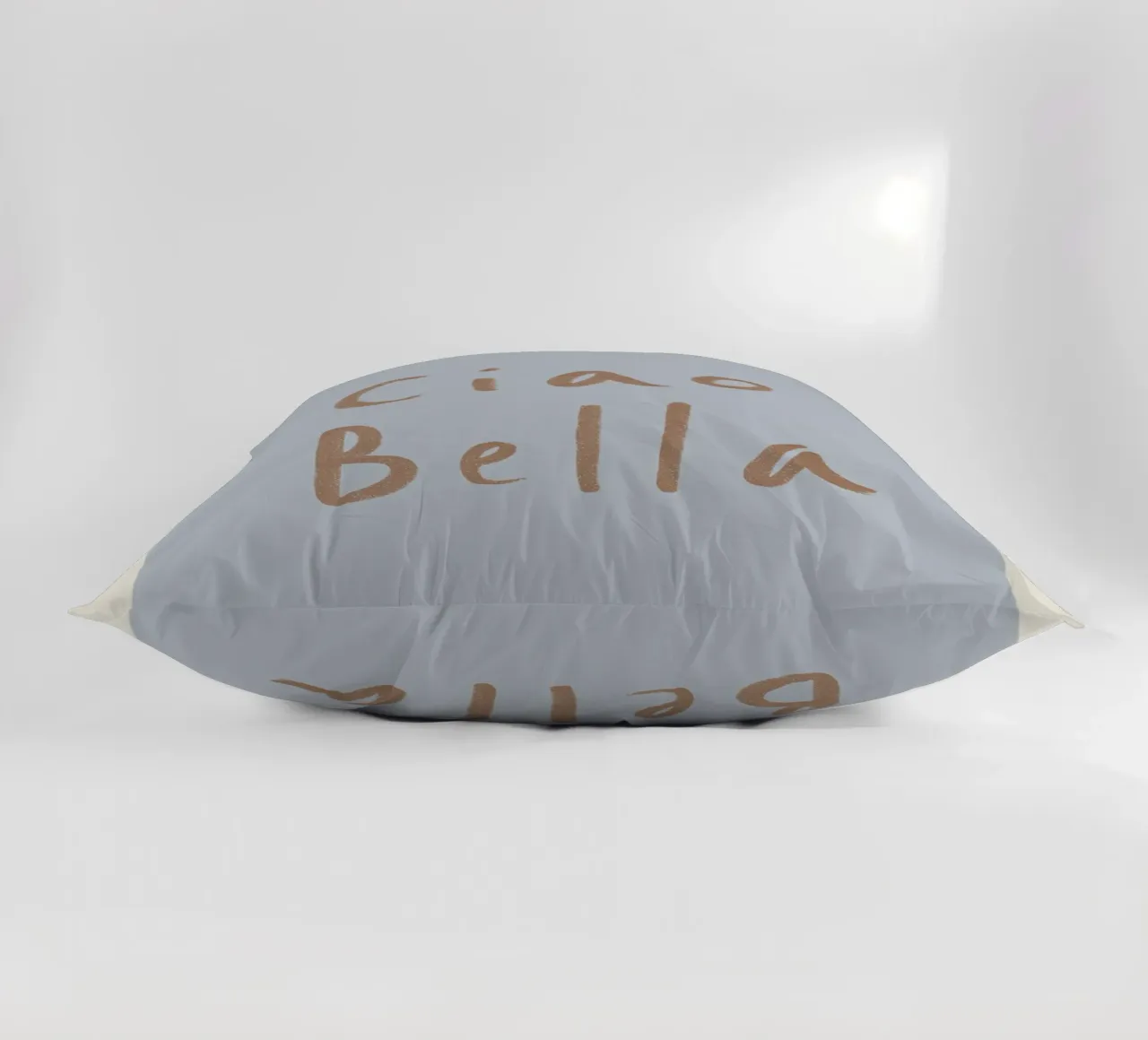 Ciao Bella, Romantic greetings decorative cushion by Carinaprint