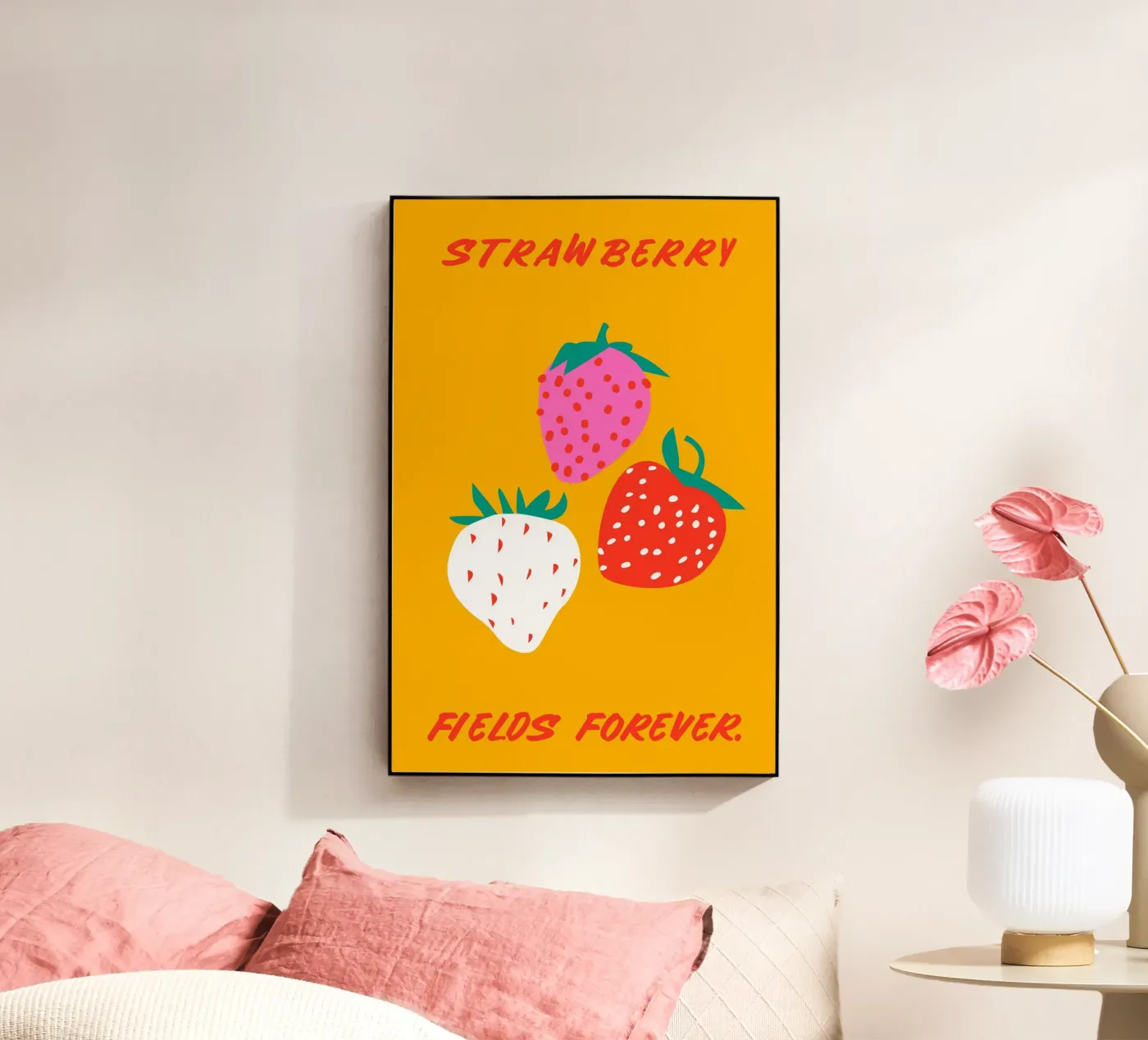 Fraises plexiglas de Mariery Young
