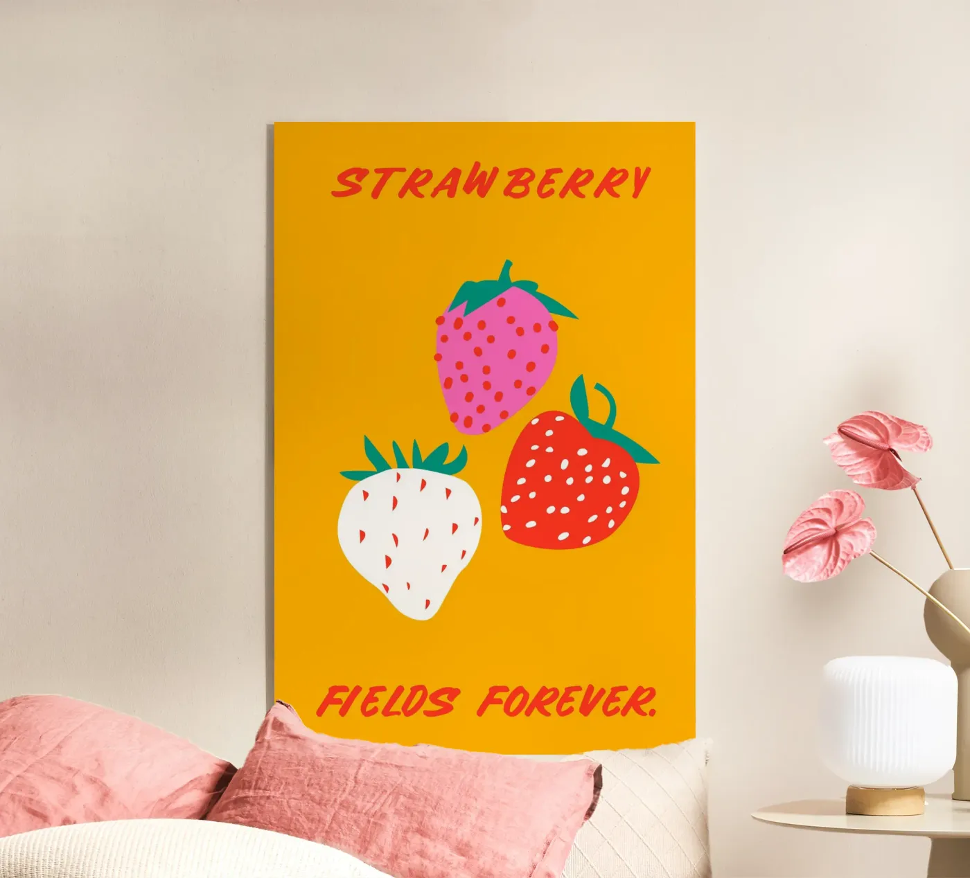 Fraises plexiglas de Mariery Young