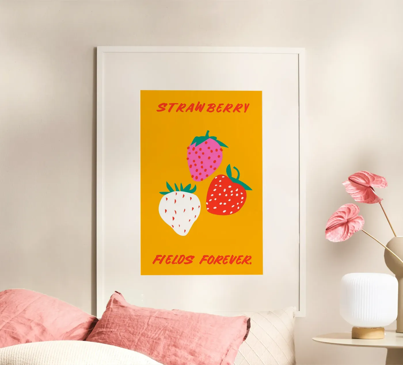 Fraises poster de Mariery Young