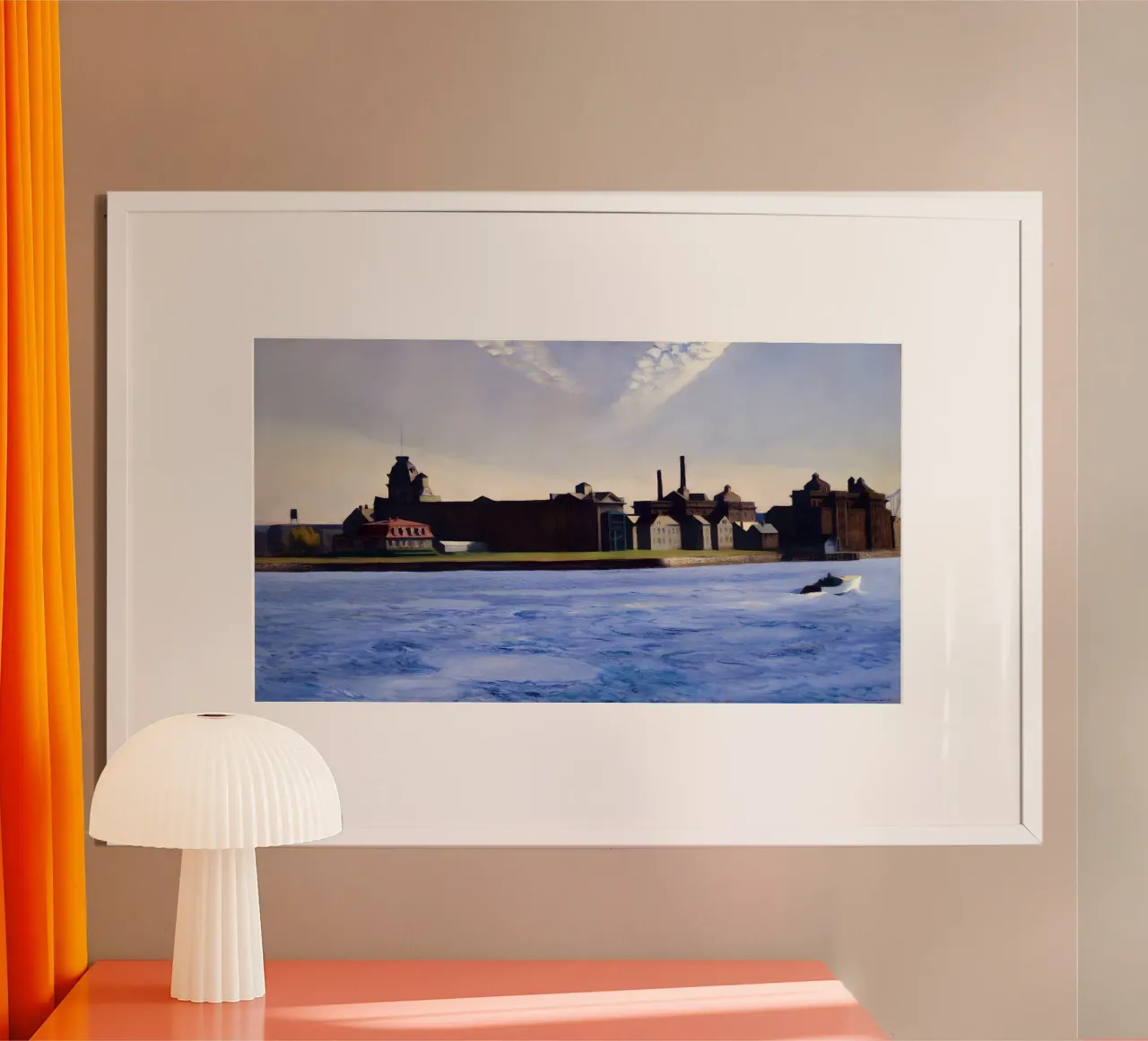 L'"Isola di Blackwell" di Hopper - Realismo urbano e solitudine a New York poster da NorwesClub