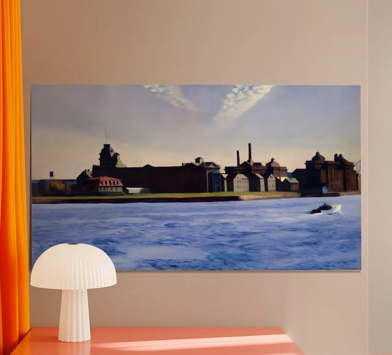 L'"Isola di Blackwell" di Hopper - Realismo urbano e solitudine a New York poster da NorwesClub