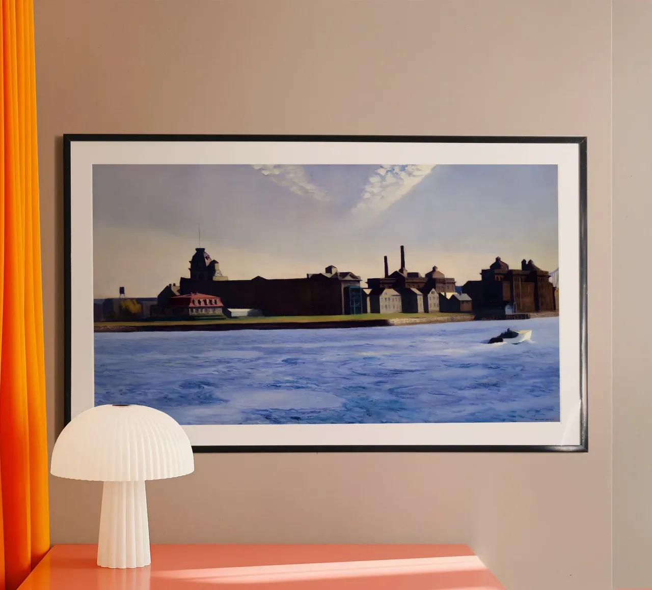 L'"Isola di Blackwell" di Hopper - Realismo urbano e solitudine a New York poster da NorwesClub