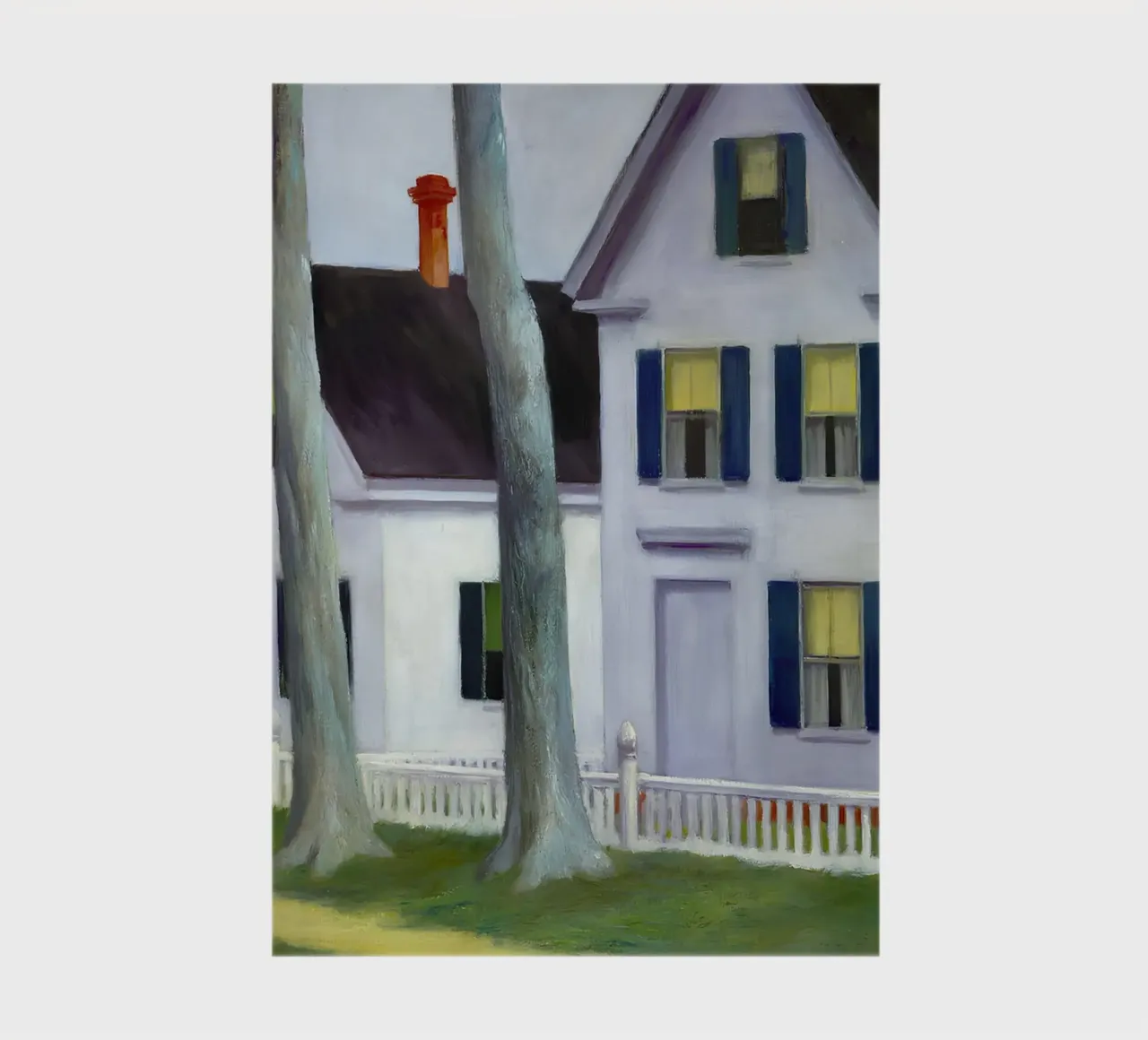 Les deux puritains de Hopper - Réalisme américain et architecture S carnet de notes de NorwesClub