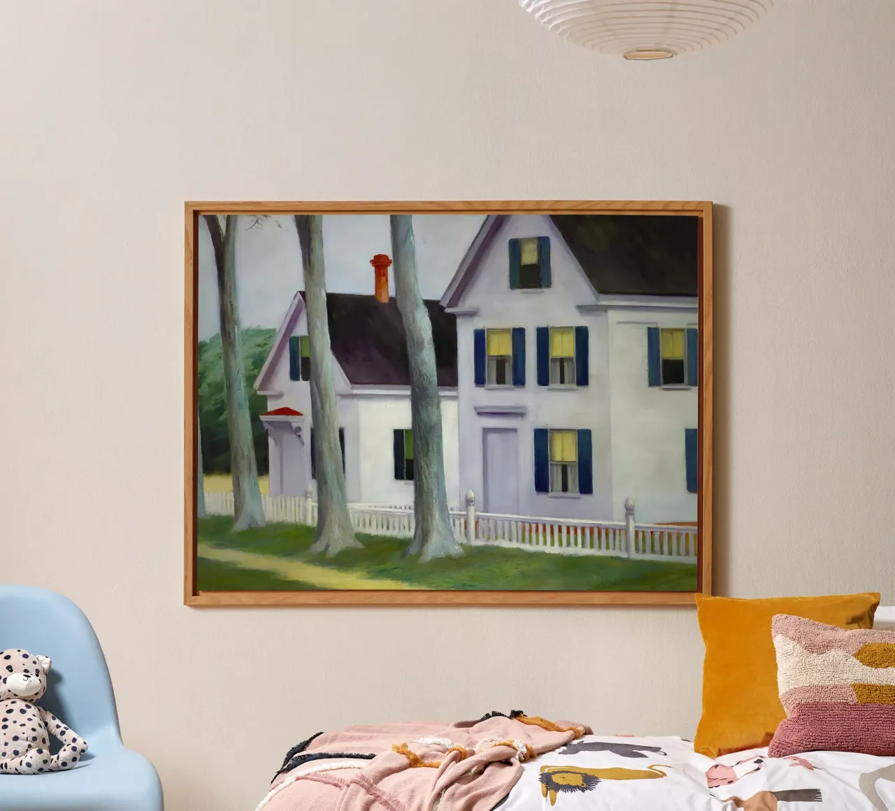 I "due puritani" di Hopper - Realismo americano e architettura S alluminio dibond da NorwesClub