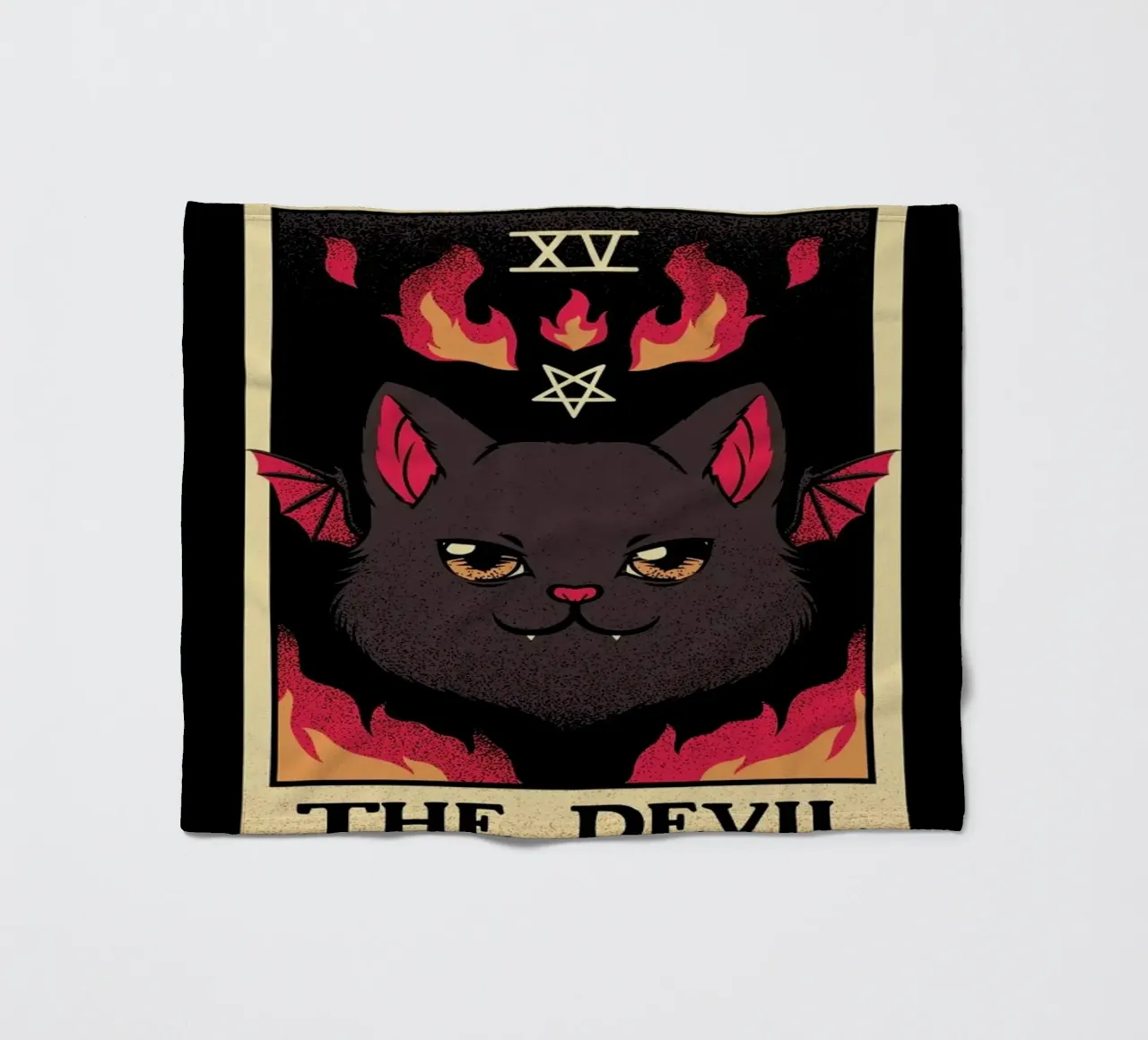 The Devil Cat Tarot Card coperta in pile da Tobe Fonseca