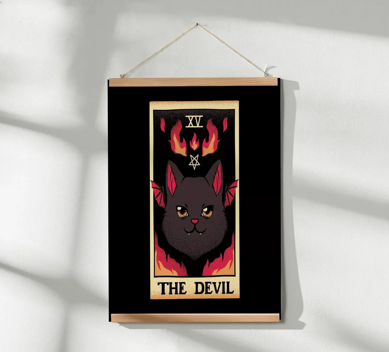 The Devil Cat Tarot Card carta hahnemühle da Tobe Fonseca