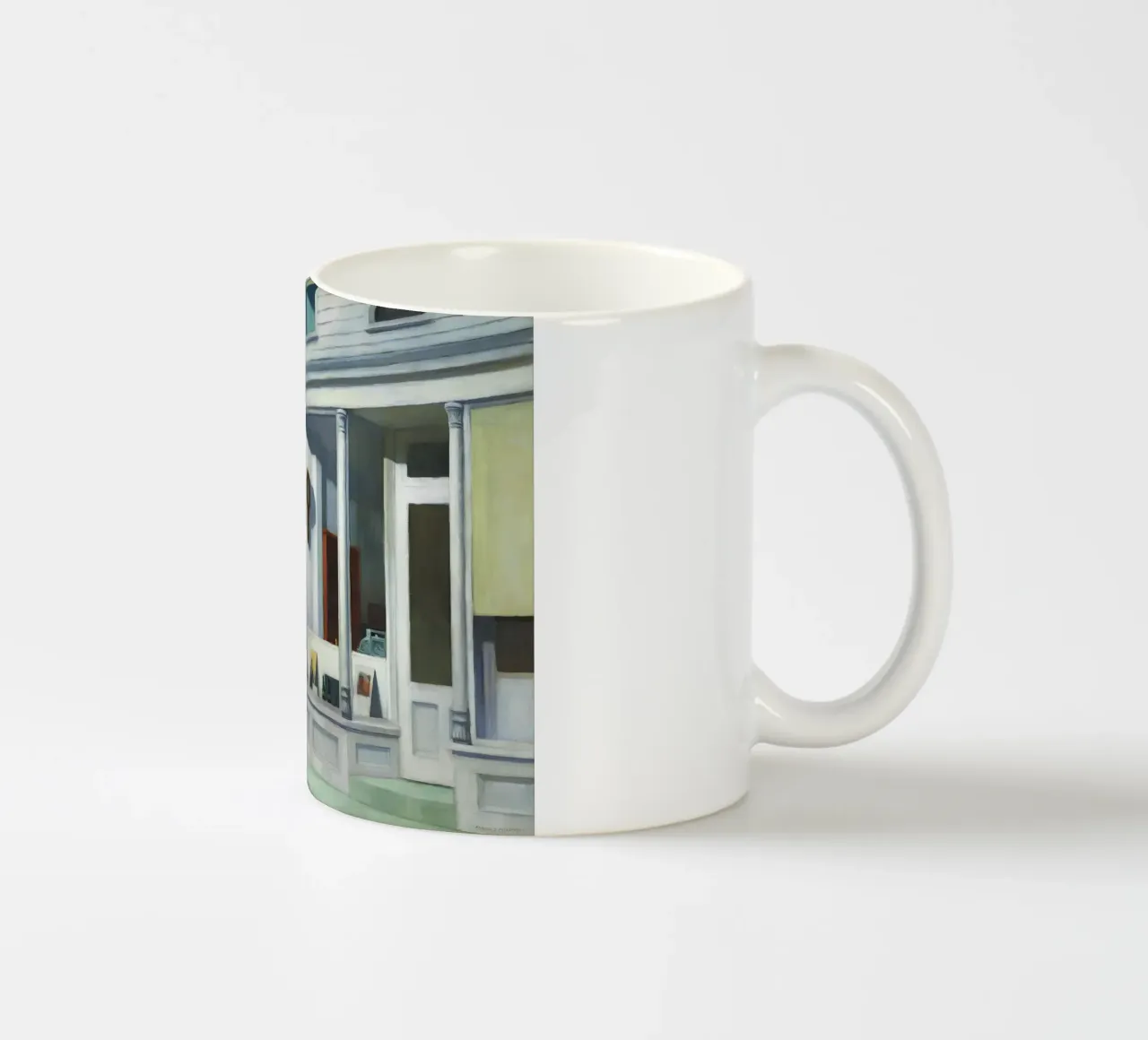 Le "sette del mattino" di Hopper - Realismo americano e solitudine mattutina tazza in ceramica da NorwesClub