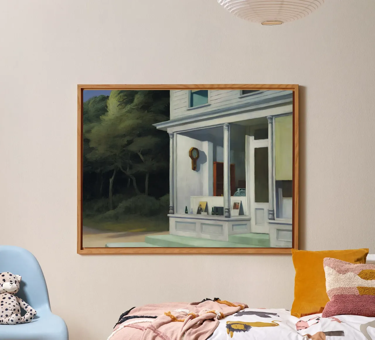 Le "sette del mattino" di Hopper - Realismo americano e solitudine mattutina alluminio dibond da NorwesClub