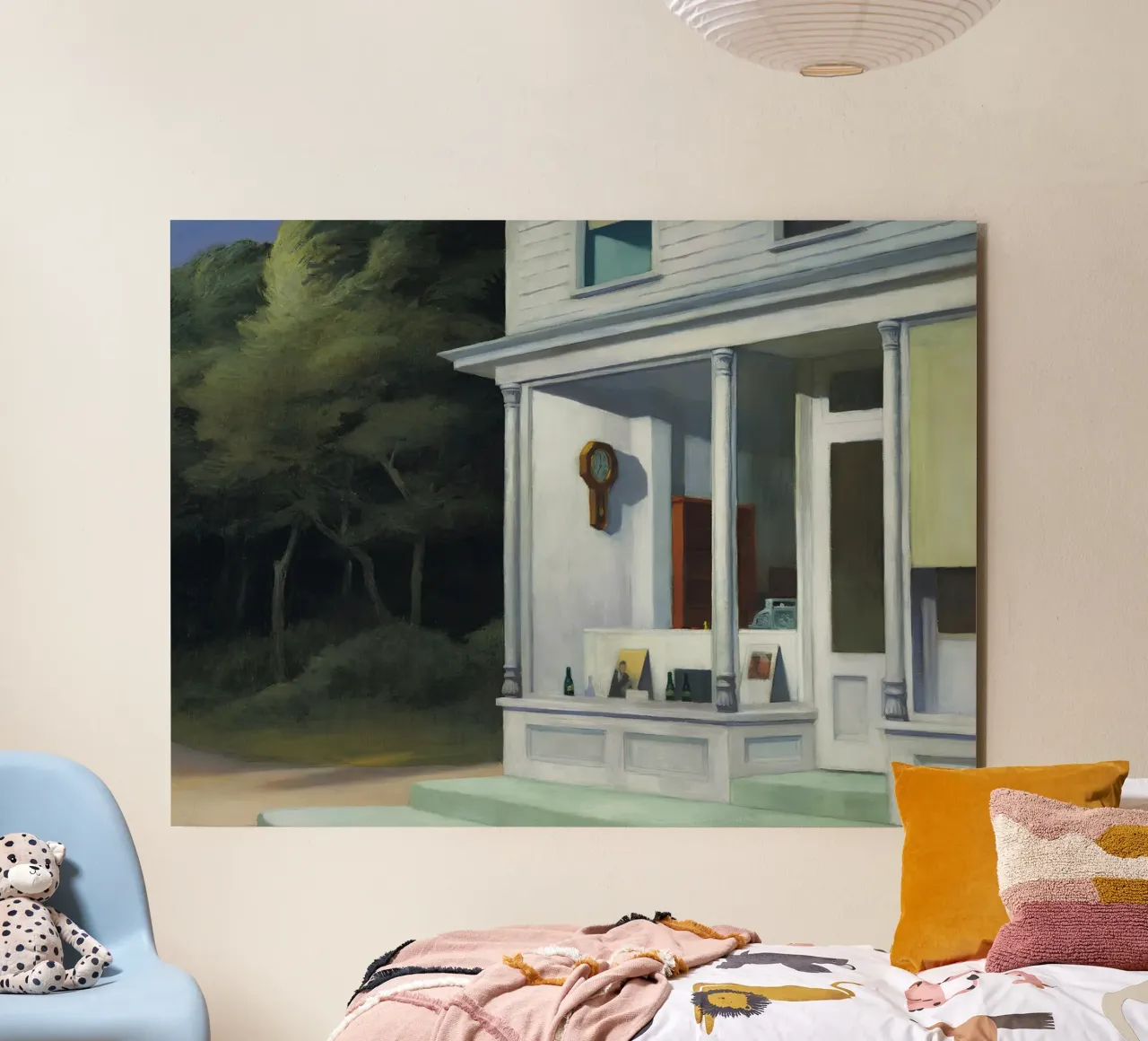 Le "sette del mattino" di Hopper - Realismo americano e solitudine mattutina alluminio dibond da NorwesClub
