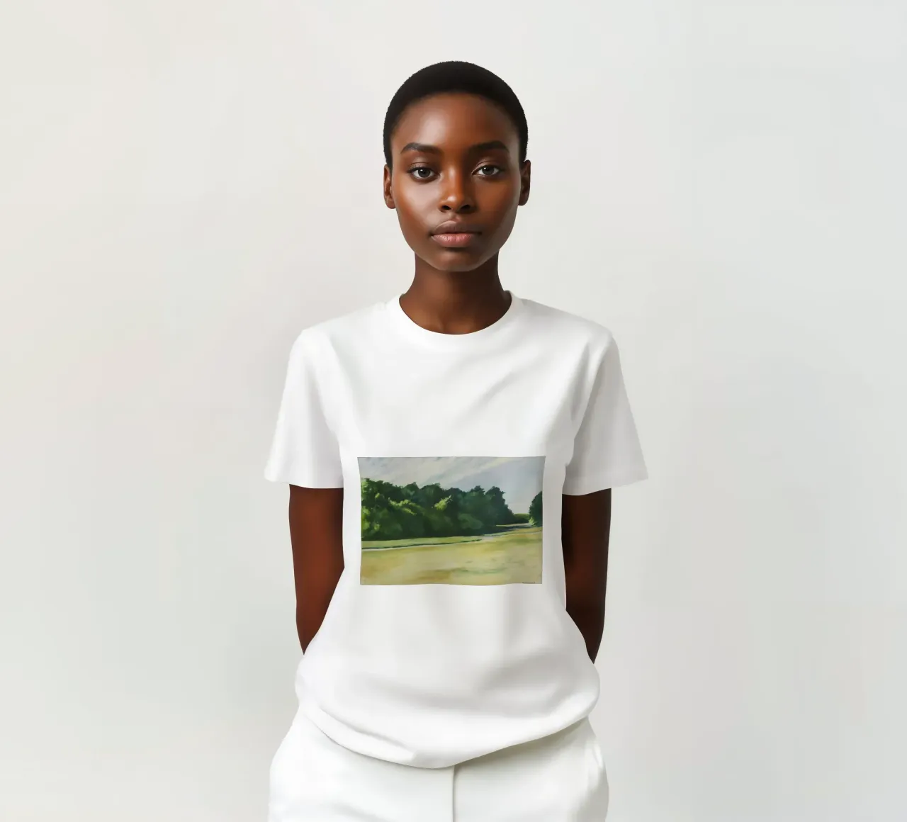 Hopper's "Mass of Trees at Eastham" - American Realism & Nat t-shirt by NorwesClub