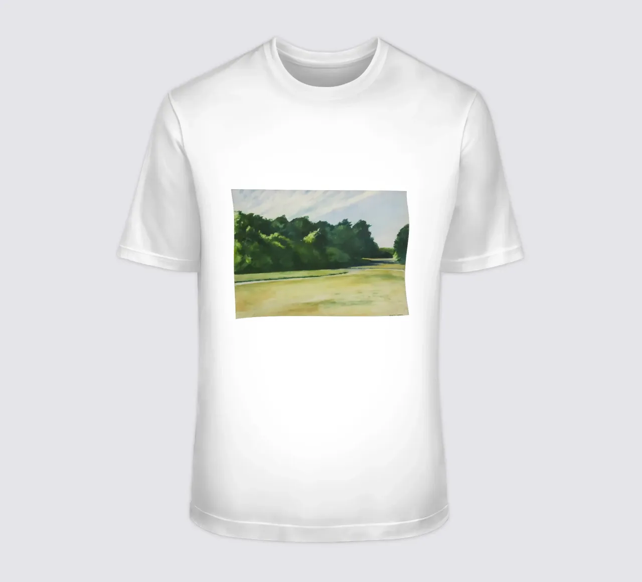 Hopper's "Mass of Trees at Eastham" - American Realism & Nat t-shirt by NorwesClub
